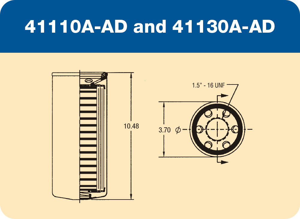 41110A-AD and 41130A-AD Diagram